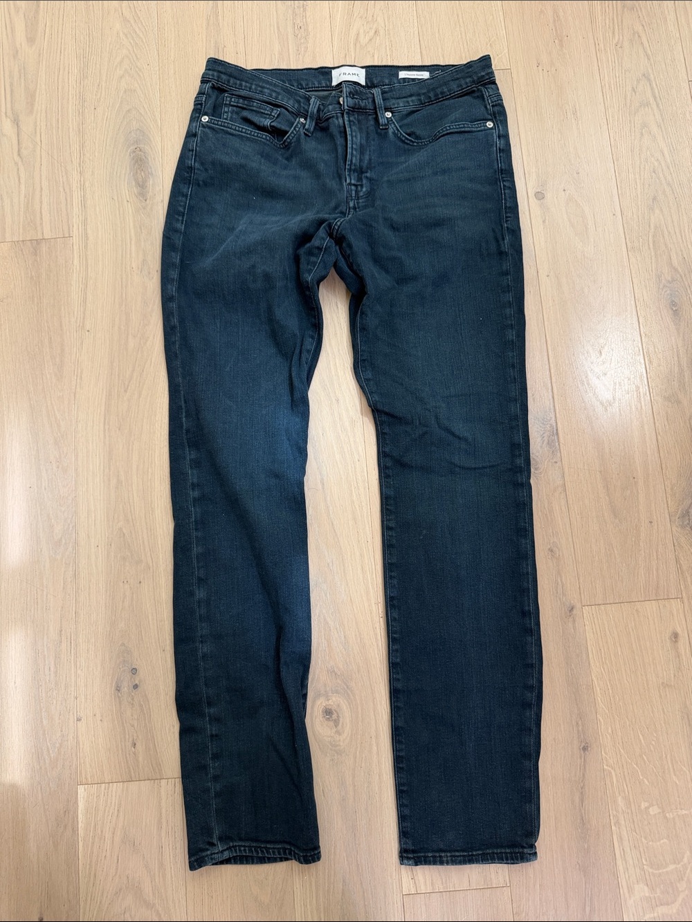 Frame Denim Men's Straight Jeans in Dark Indigo